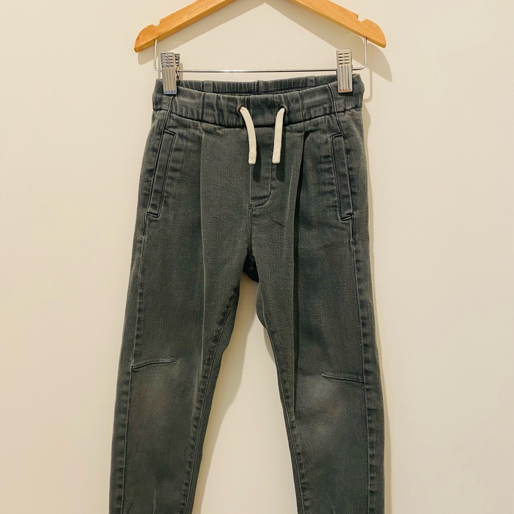 Zara Boys elastic trim joggers in grey